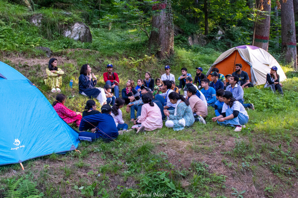 storytelling in camp